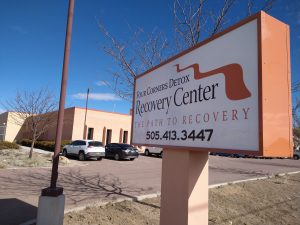 Four Corners Detox Recovery Center sign